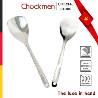 Xẻng Xào CHOCKMEN Inox 304 Xẻng Chiên Xào Lật Rán Nhà Bếp Xẻng Xào Inox Nguyên Khối Có Móc Treo Dụng Cụ Nhà Bếp Inox