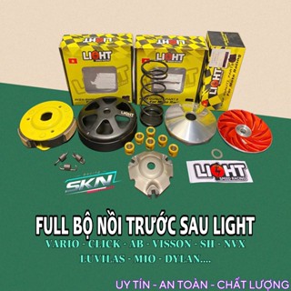 Full bộ nồi LIGHT racing V3 trước sau Vario, Click, Ab, Vison, Nvx, Sh ý, Shvn chính hãng