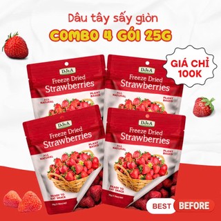 DJ&A Strawberry Dâu tây sấy khô ăn liền Date 7/11/2024