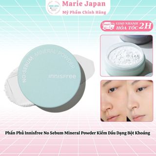 Phấn Phủ Kiềm Dầu Dạng Bột Khoáng Innisfree No Sebum Mineral Powder 5g