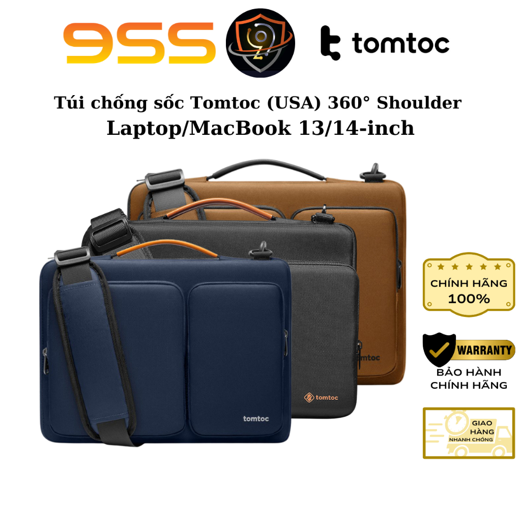 Túi Chống Sốc Laptop/Macbook 13/14 inch - Túi Chống Sốc Tomtoc A42-C01