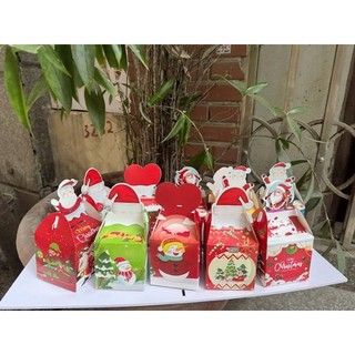 Combo tất và hộp quà noel
