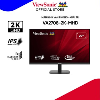 Màn Hình ViewSonic VA2708-2K-MHD (27 inch/QHD/IPS/100Hz/1ms/Loa)