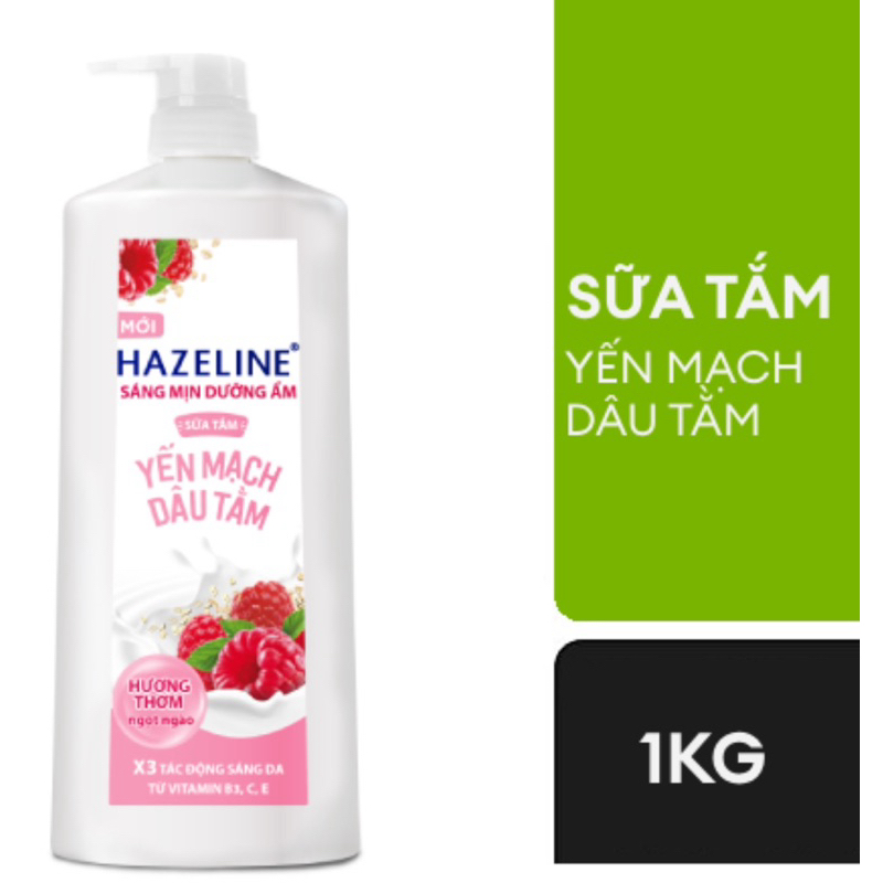 Sữa tắm Hazeline Yến mạch Dâu tằm 1kg