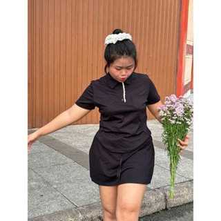  Chân váy thun chữ A lưng chun dây rút chất cotton mềm bigszie 90kg 