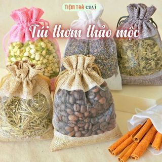  Túi Thơm Trà Thảo Mộc Khử Mùi Tạo Hương Thơm Cà Phê Bạc Hà Oải Hương,... 