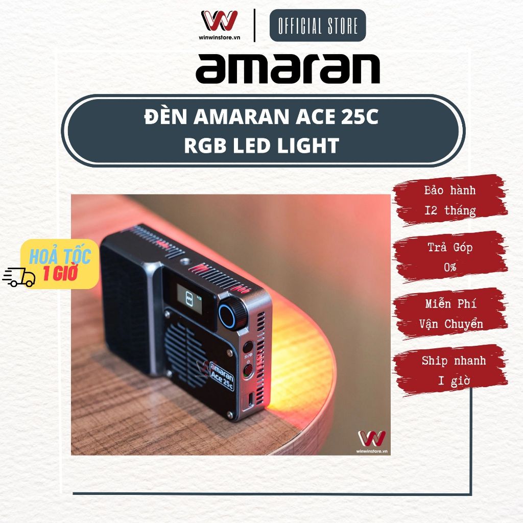 Đèn Amaran New Ace 25c Pockettable LED Light Kit Combo