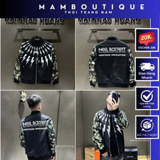 Áo Khoác Gió Nam Tia Sét Hoạ Tiết In Trước Sau Mới Nhất . Áo Bomber Boy Phố Gió Tia Sét 2 Lớp Cực Đẹp