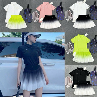 [PICKLEBALL] Bộ thể thao nữ, bộ tập tennis, cầu lông, pickleball có bán lẻ chân váy và áo chất thun lạnh mềm BCL03