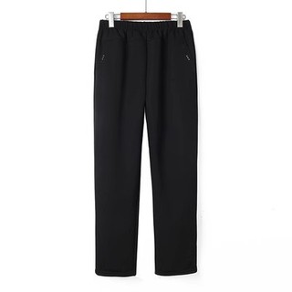  Quần Nữ Trung niên người già mặc mùa đông chất liệu cotton trong có lót nỉ dầy dặn ấm áp dáng quần đứng thoải mái 231 