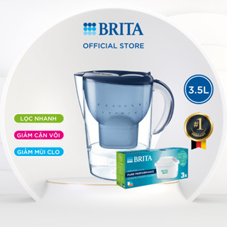 Combo bình lọc nước BRITA Marella XL 3.5L + Hộp 3 lõi lọc BRITA Maxtra