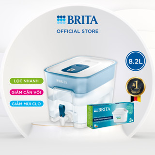 Combo bình lọc nước BRITA Flow 8.2L + Hộp 3 lõi lọc BRITA Maxtra Pro