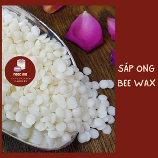 (Rẻ nhất sàn) 1kg sáp ong viên tự nhiên làm nến thơm, xà phòng, son môi an toàn