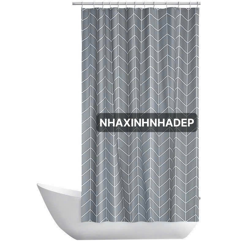 Rèm phòng tắm PEVA chống thấm nước nhiều mẫu NXND923