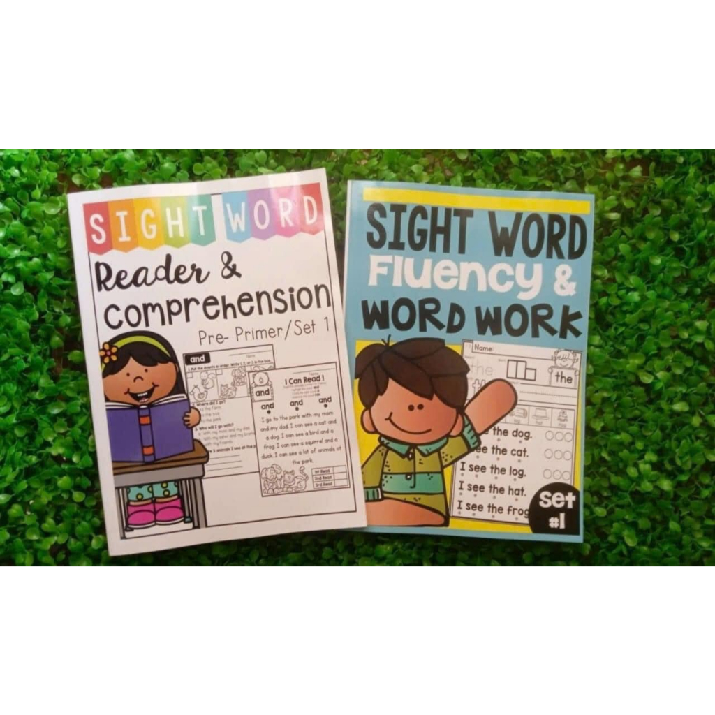 Sách - Sight Word Reader & Comprehesion, Sight Word Fluence & Word Work Trọn Bộ 2 Cuốn