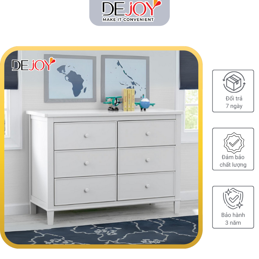 Tủ quần áo Delta Children Haven 6 ngăn kéo
