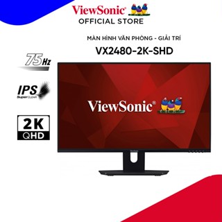 Màn hình Viewsonic VX2480-2K-SHD 23.8"/QHD/IPS/75Hz/4ms/250nits/HDMI+DP