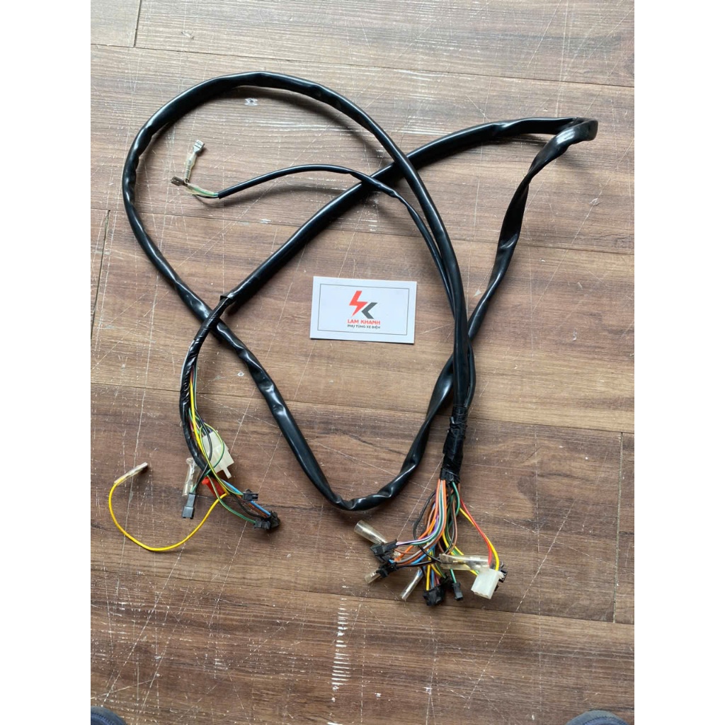 Dây nguồn tổng xe đạp điện 2 yên, Dây nguồn xe đạp điện có bàn đạp, hai yên