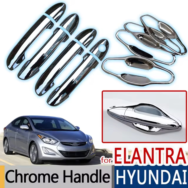 Ốp bảo vệ tay nắm hõm cửa Elantra 2011 2012 2013 2014 2015 - Ốp bảo vệ phần tay cửa Hyundai Elantra