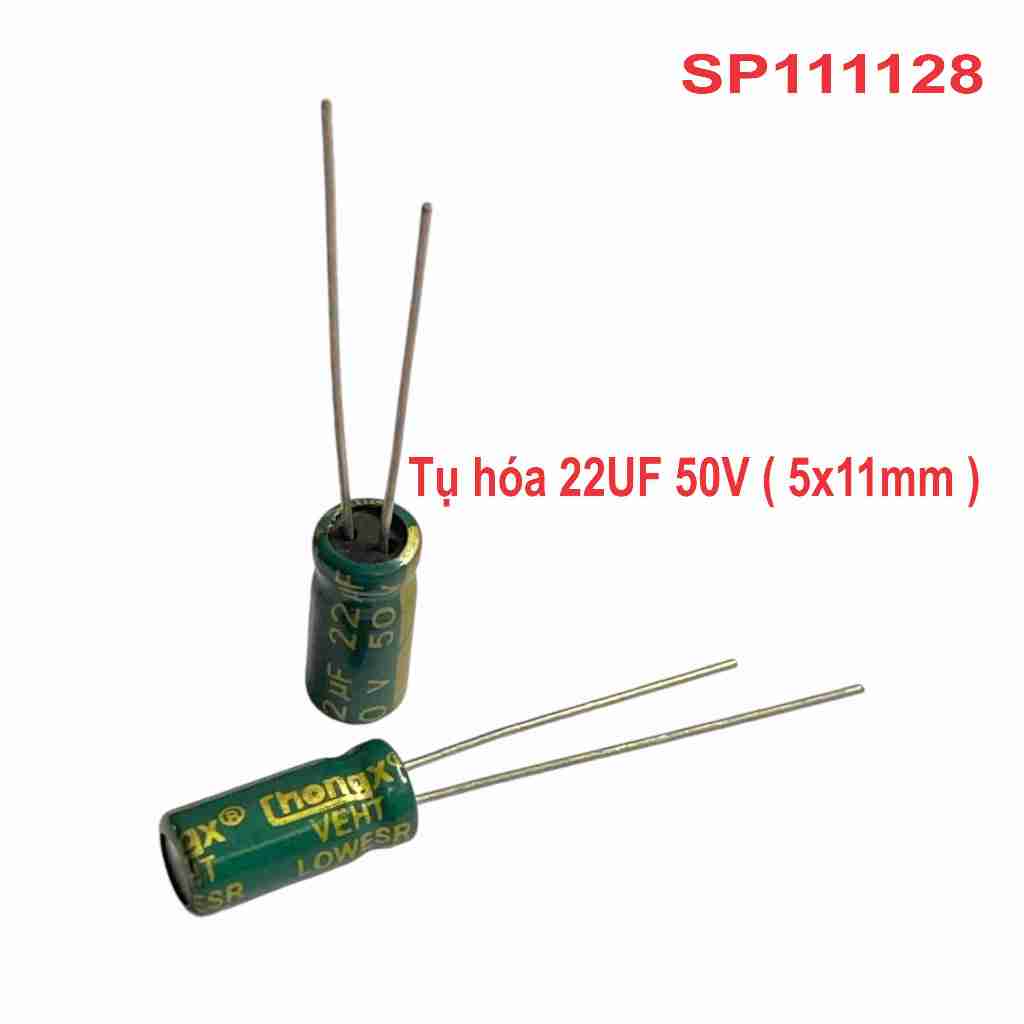 Tụ hóa 22UF 50V ( 5x11mm )