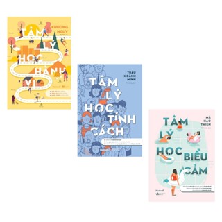 Sách - Combo 3 Cuốn: Tâm Lý Học Hành Vi + Tâm Lý Học Tính Cách + Tâm Lý Học Biểu Cảm