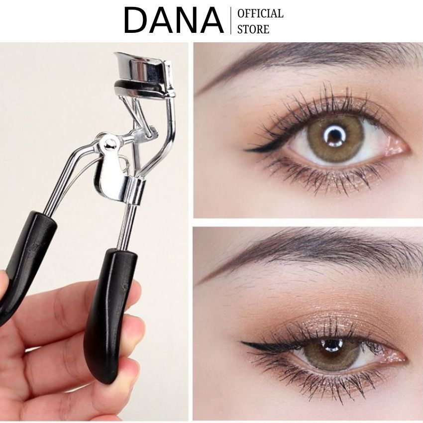 Bâm mi cong kẹp mi cán to kèm đệm thay thế thiết kế tiện lợi kẹp bấm uốn mi DANA