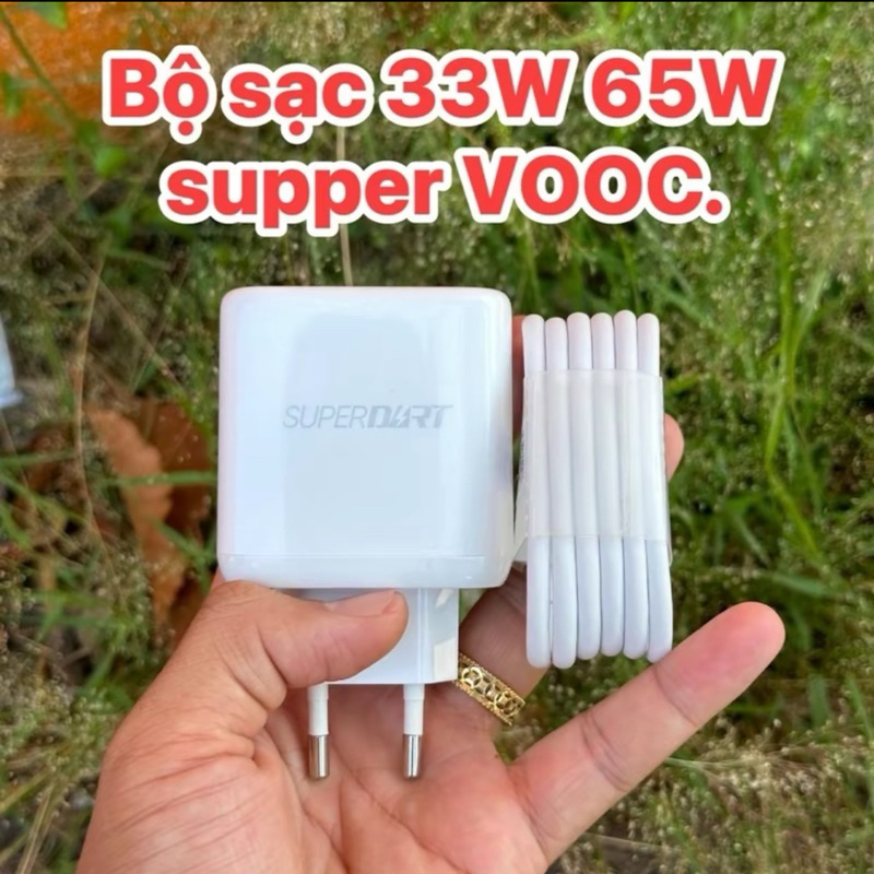 Bộ sạc siêu nhanh dành cho Realme, Oppo 65W 33W chuẩn zin, Bộ sạc 65W Oppo Realme