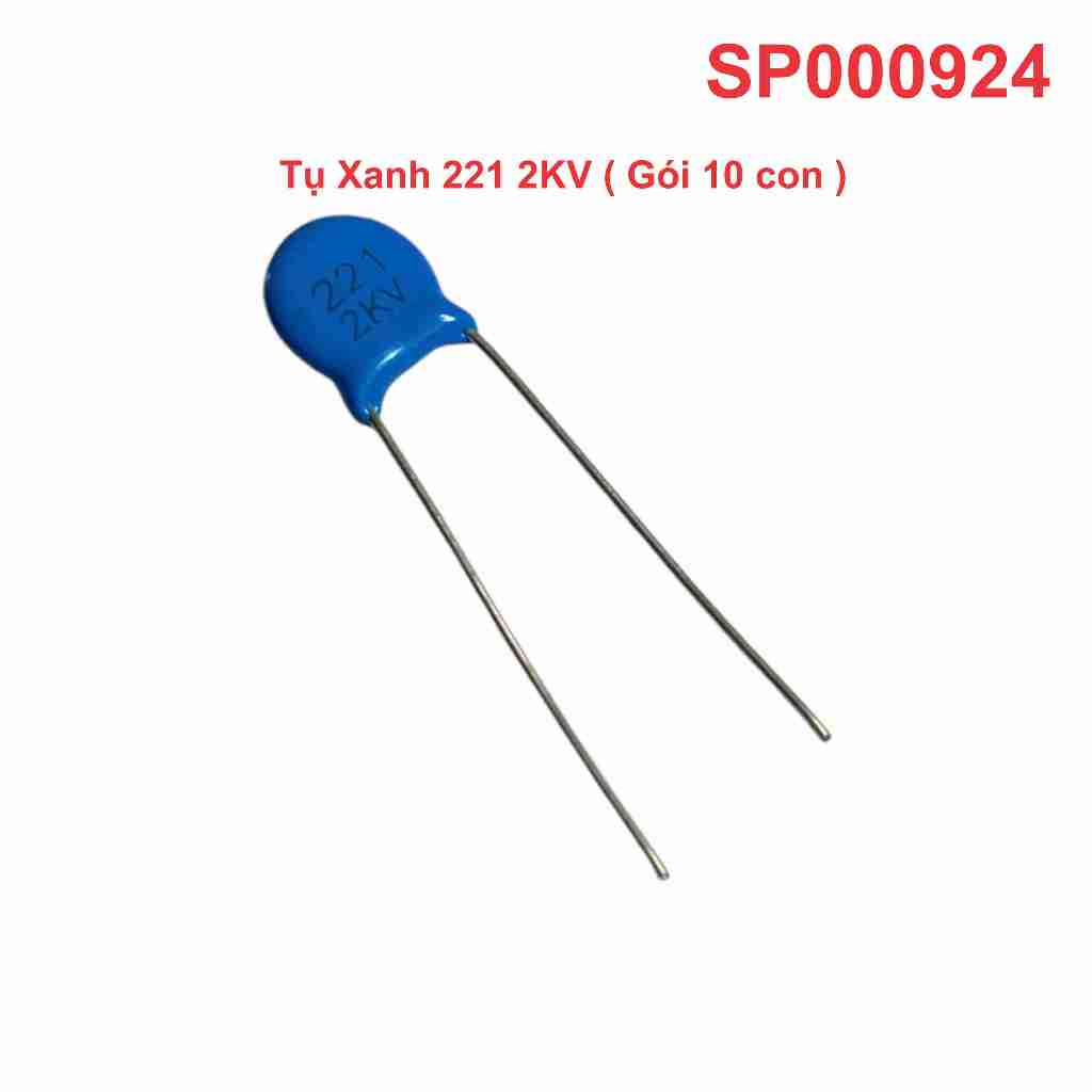 ( Gói 10 Con ) Tụ Xanh 221 2KV