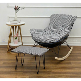 Ghế bập bênh thư giãn, sofa ban công đọc sách