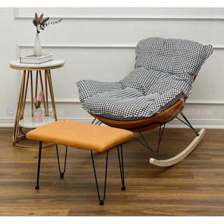 Ghế bập bênh thư giãn, sofa ban công đọc sách