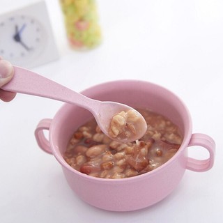 Bát ăn dặm lúa mạch kèm muỗng cho bé