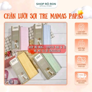 Chăn lưới sợi tre MAMAS PAPAS - Chăn lưới chống ngạt cho bé - Shop Rô Ron