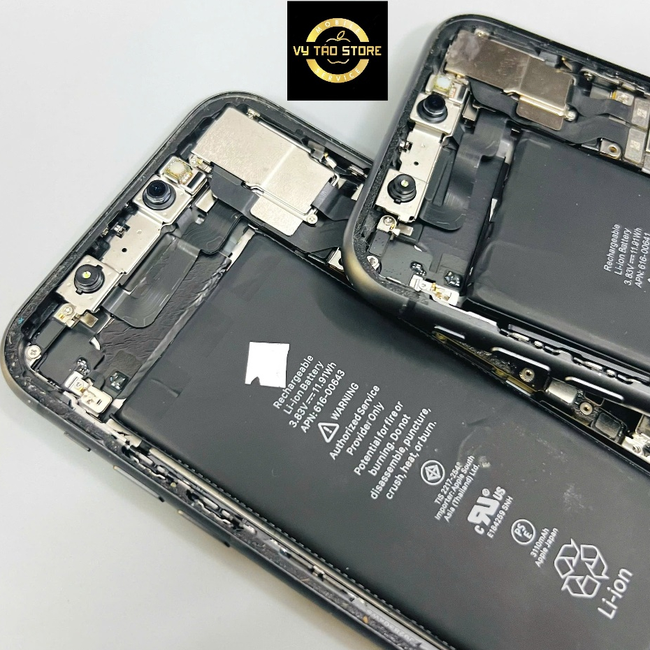 Cụm Main iCloud ĐT11 Màu Đen Vỏ Sườn Đẹp 95% ( CAMERA TRƯỚC, CAMERA SAU, MAIN ICLOUD...)