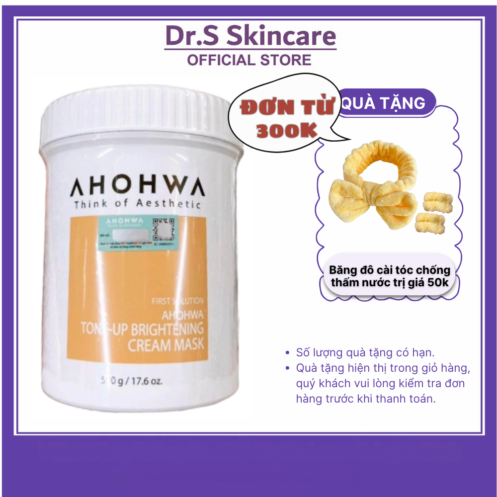 Mặt nạ ủ trắng Ahohwa Tone-up Brightening Cream Mask 500g