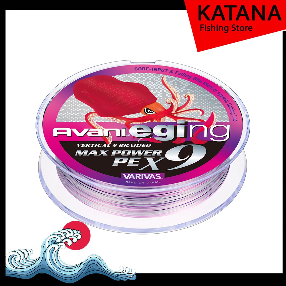 [Katana Fishing]Dây Câu Varivas Avani Eging Max Power PE X9 - 0.6 0.8 1.0