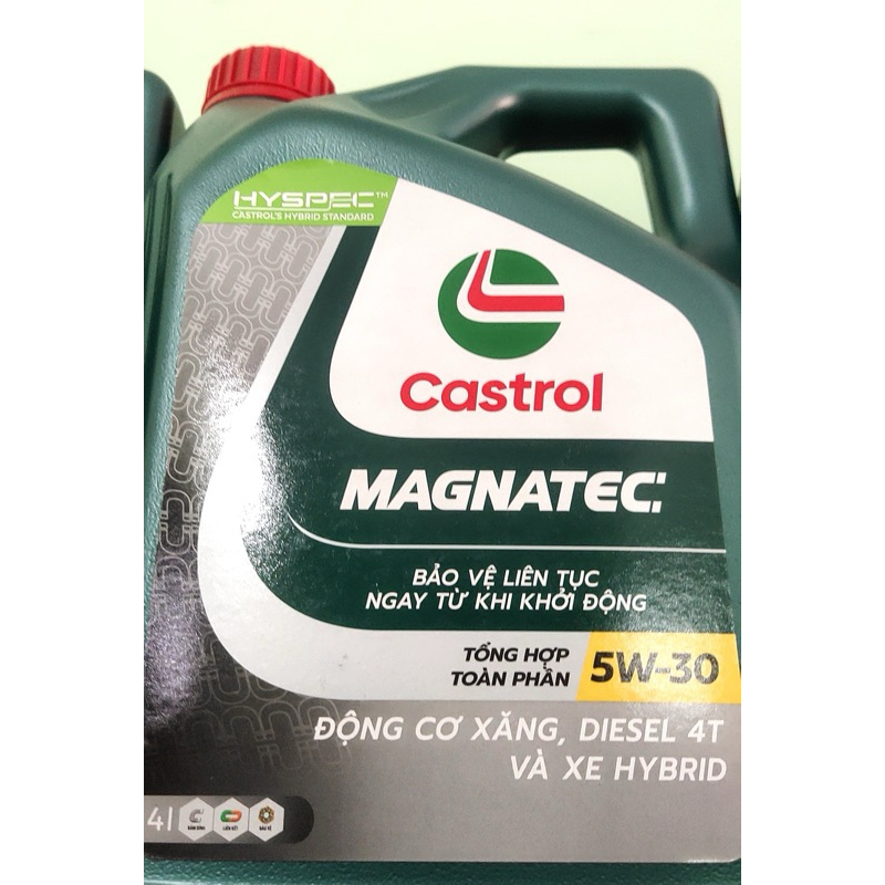 (CHÍNH HÃNG) Castrol MAGNATEC 5w30 can 4 lít