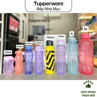 Bình Nước Tupperware Eco Bottle 310ml / 500ml / 750ml / 1L /1.5L /2L - Nhựa Nguyên Sinh - Kín Nước
