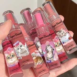  Son kem bóng CAPPUVINI bé Mèo Lip Glaze Rorec Cherry BLossomc  E21  