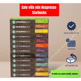 (Chính hãng) - VIÊN NÉN CÀ PHÊ NESPRESSO STARBUCKS DÙNG CHO MÁY NESPRESSO VỚI 15 HƯƠNG VỊ