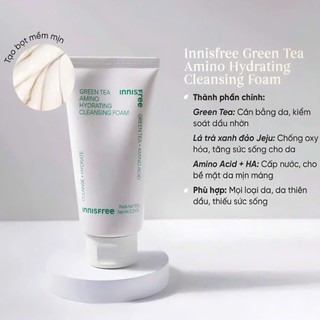Sữa rửa mặt INNISFREE Trà xanh 150ml