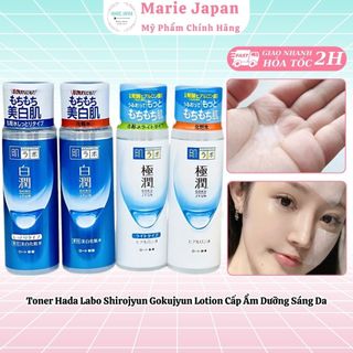  Toner Hada Labo cấp ẩm dưỡng sáng da Shirojyun Gokujyun Lotion Nhật Bản Chai 170ml 