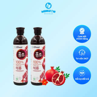 Giấm Lựu Hữu Cơ Giảm Cân DaeSang O'Food Hàn Quốc 970ml Đẹp Da - Thanh Lọc Cơ Thể