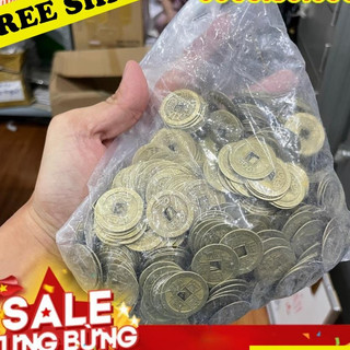 [COMBO 100] [PHONG THUY] Đồng xu ngũ đế, đồng xu phong thuỷ bỏ bóp ví - Vật phẩm chiêu tài may mắn