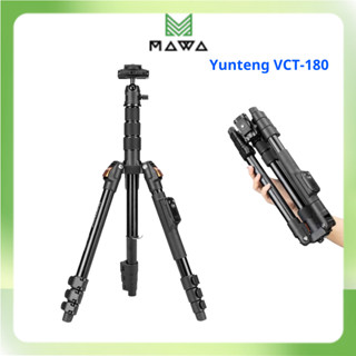 Tripod Yunteng VCT-180 Cao Cấp - Chân Đế Chụp Ảnh 174cm, Có Bi Cầu và Remote Điều Khiển Từ Xa