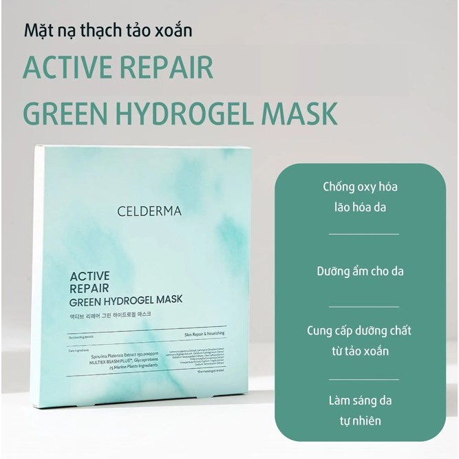 Mặt Nạ Dạng Thạch Celderma Active Repair Green Hydrogel Mask