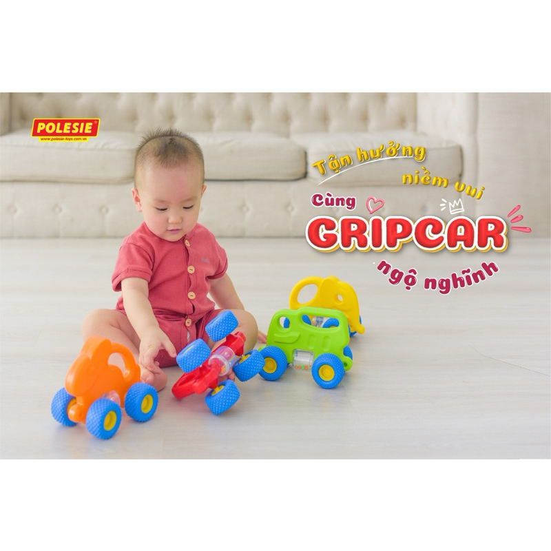 Lục lạc Gripcar hình xe tải, xe voi con, xe thỏ con hàng Châu âu-Hàng cao cấp(Ảnh thật)