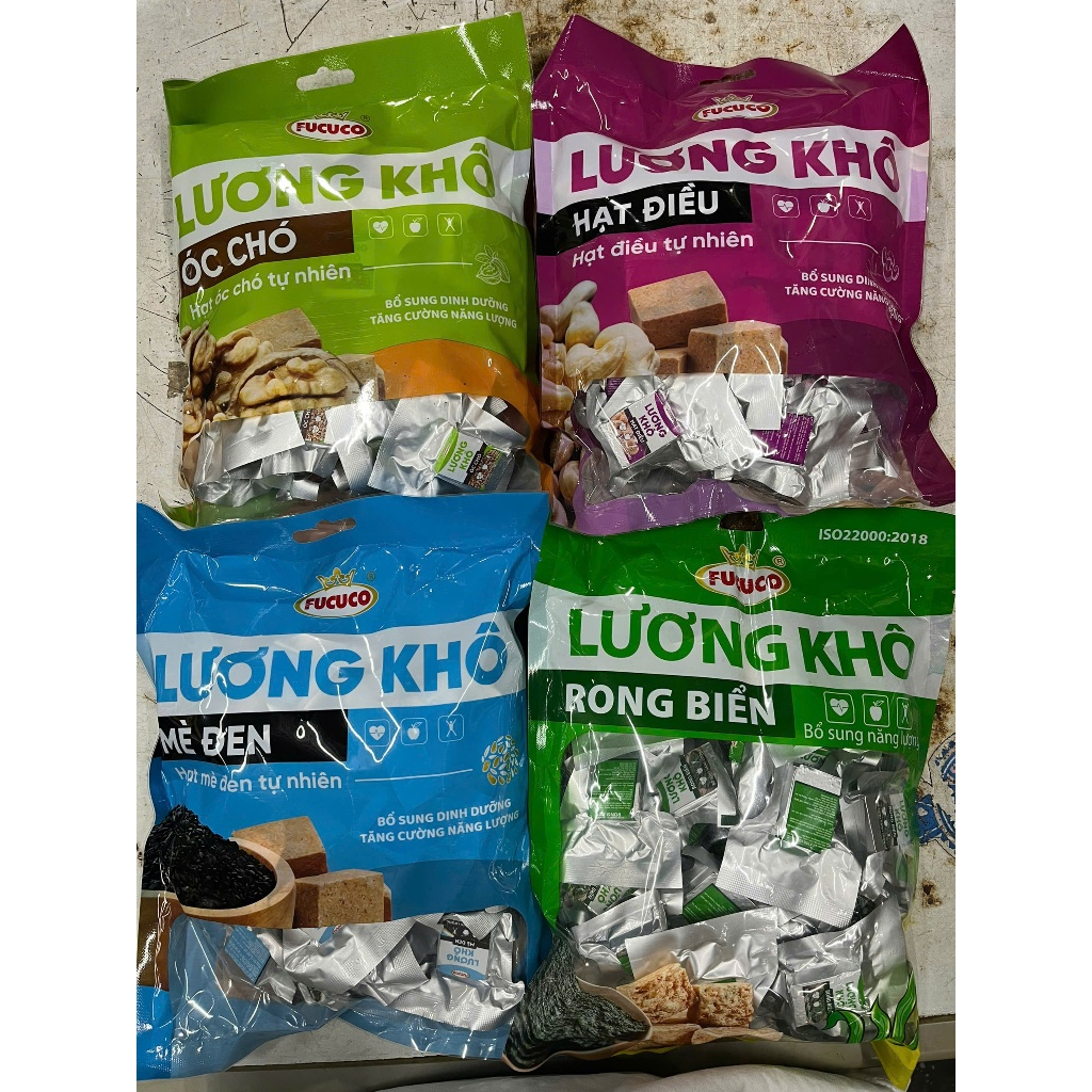 LƯƠNG KHÔ FUCUCO NHIỀU VỊ GÓI 400G