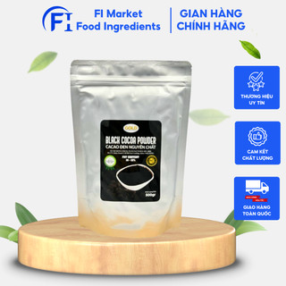 500GR Bột Cacao Đen Nguyên Chất Malaysia Tan Nhanh Tạo MÀU ĐEN Tự Nhiên Gói 100gr/500gr