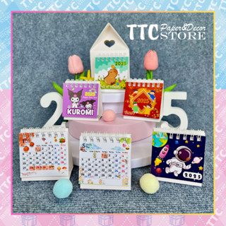   CALENDAR 2025  Lịch 2025 Để Bàn Mini 6.5x7 Cm Có Ngày Âm Lịch Và Ghi Chú Các Ngày Lễ Thiết Kế Nhỏ Gọn In Độc Quyền 