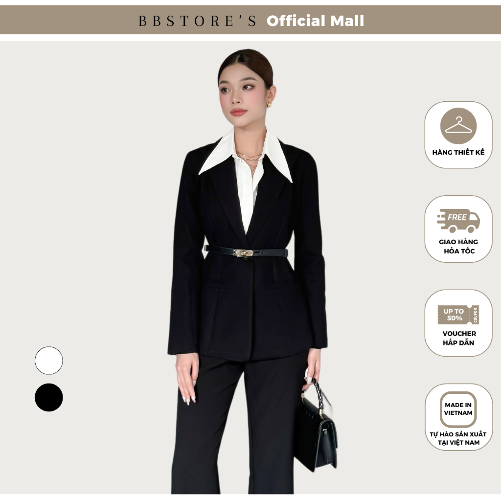 Áo Khoác Vest Công Sở Cao Cấp BBSTORE'S  - A3710A